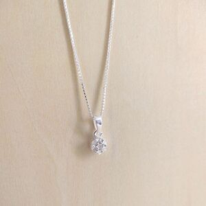Diamond Pendant and Chain